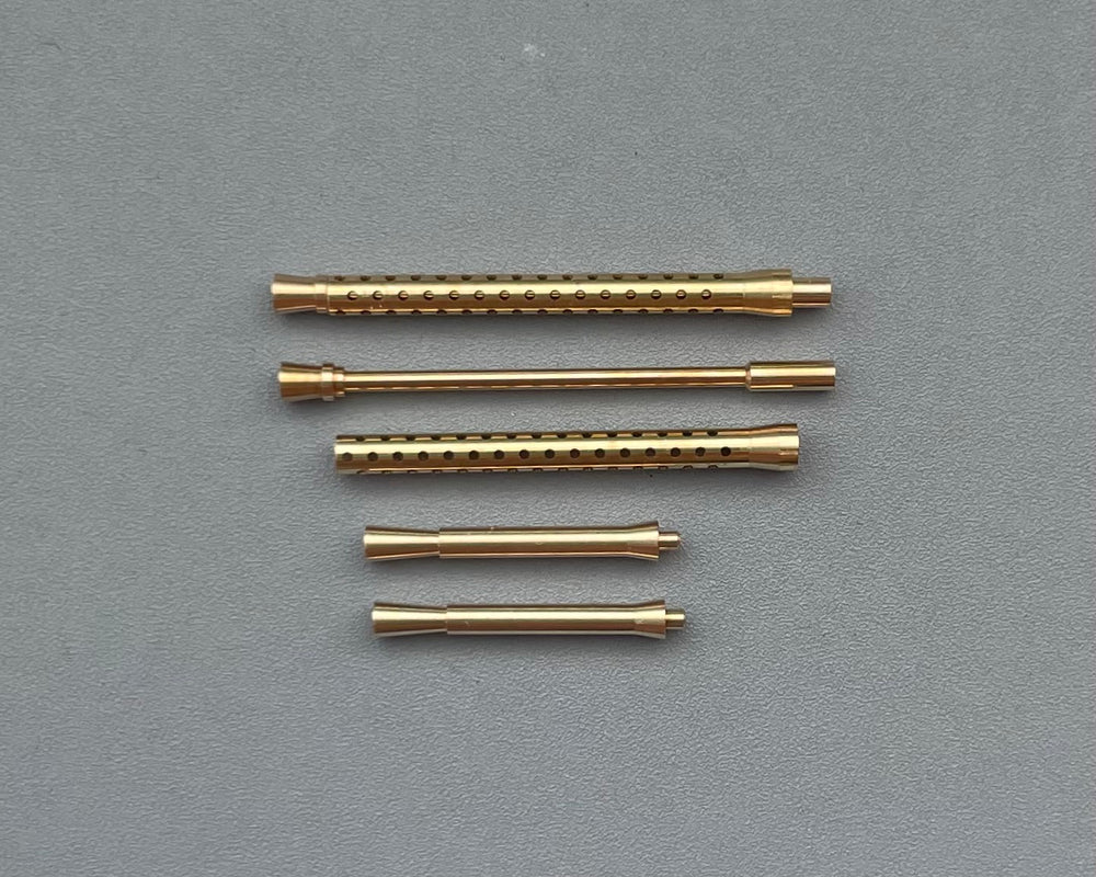 Profimodeller 2024 MTC-A32079 1:32 Messerschmitt Bf-109E-4 barrels set-6 brass