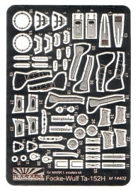 Marabu Design MUDM14402 1:144 Focke-Wulf Ta-152H PE set