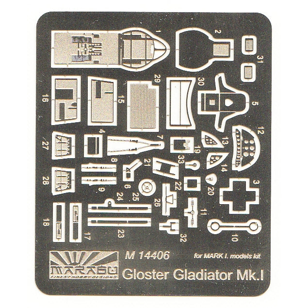 Marabu Design MUDM14406 1:144 Gloster Gladiator Mk.I