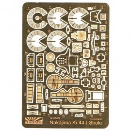 Marabu Design MUDM72028 1:72 Nakajima Ki-44-I Shoki PE set