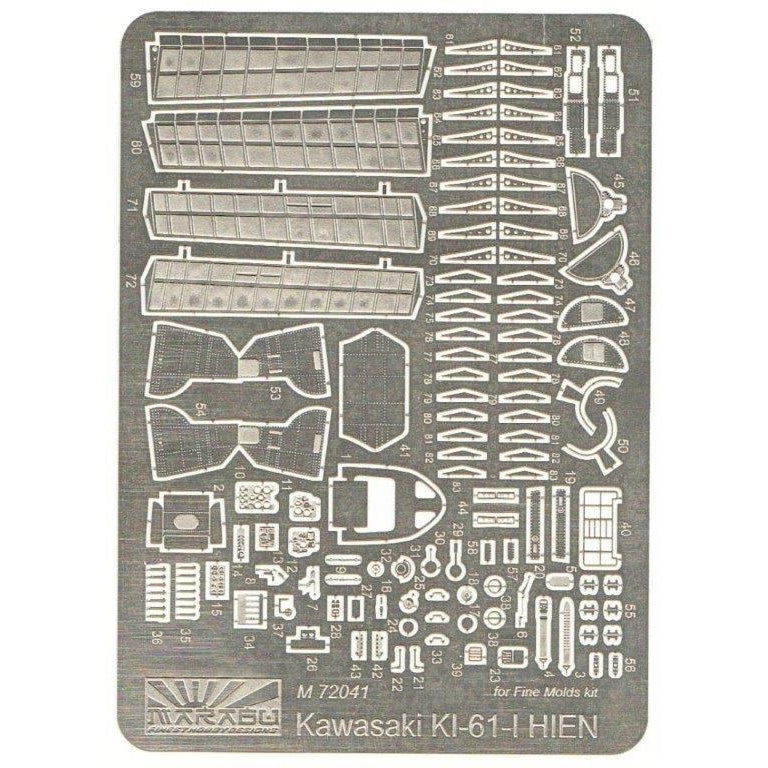 Marabu Design MUDM72041 1:72 Kawasaki Ki-61-I Otsu Hei