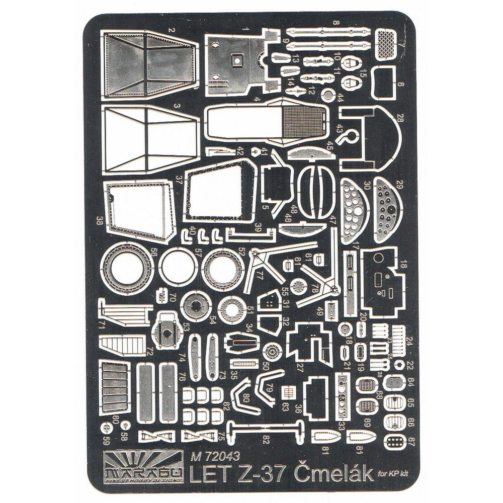 Marabu Design MUDM72043 1:72 LET Z-37 Cmelak
