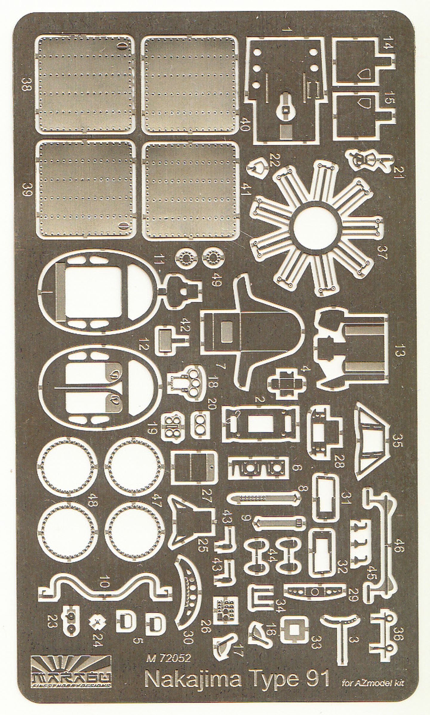 Marabu Design MUDM72052 1:72 Nakajima NC Type 91