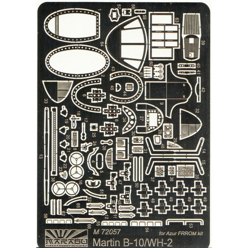 Marabu Design MUDM72057 1:72 Martin B-10C/WH-2 PE set