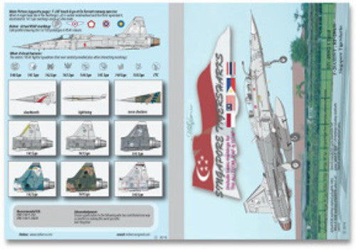 Miliverse MVD48002-1 RSAF F-20 Tigershark Decals 1:48