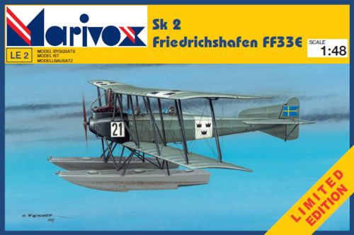 Marivox MVLE2 1:48 Friedrichshafen Sk2 flying boat Swedish version