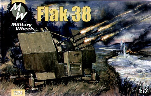 Military Wheels MW7224 1:72 Flak 38 German
