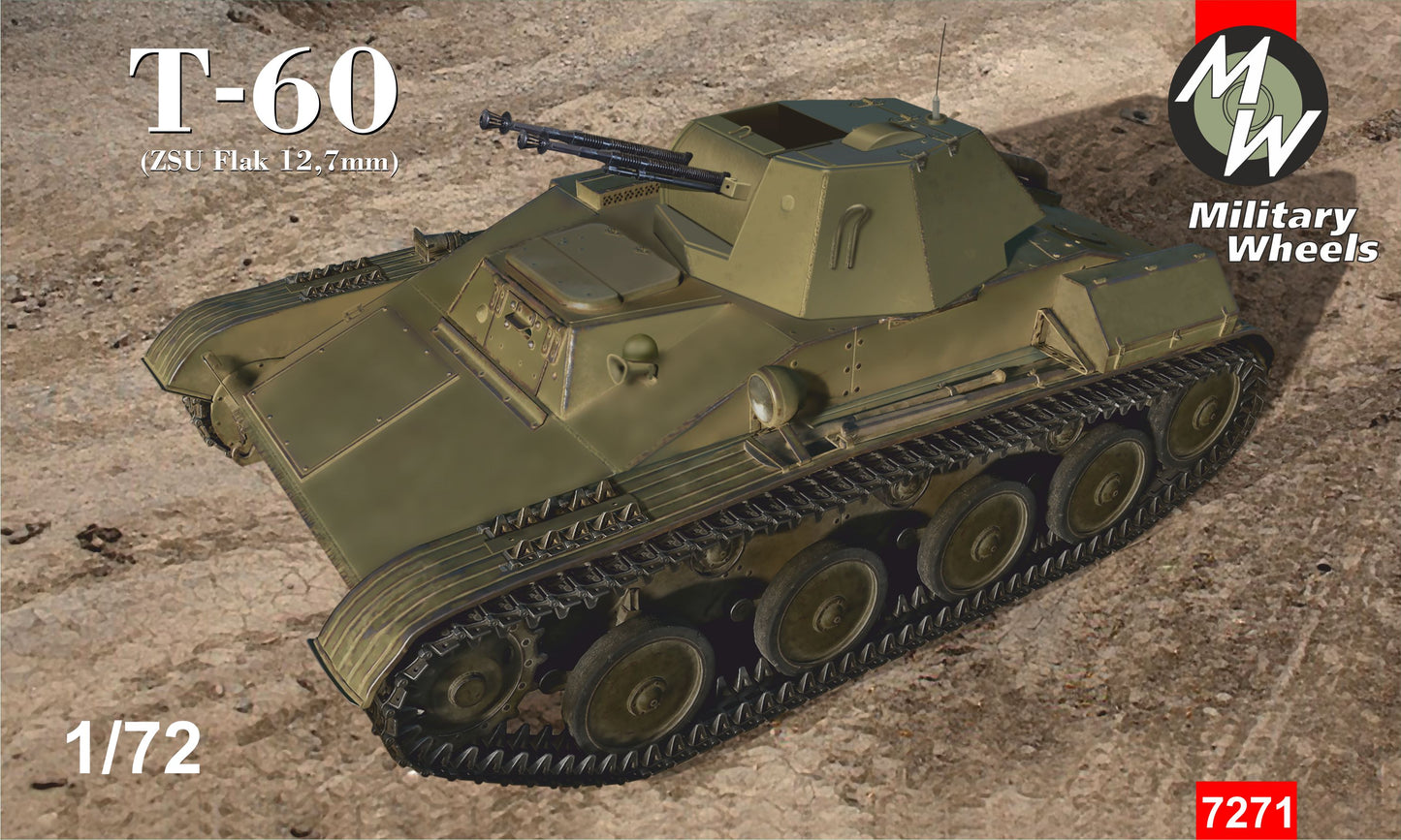 Military Wheels MW7271 1:72 Soviet T-60