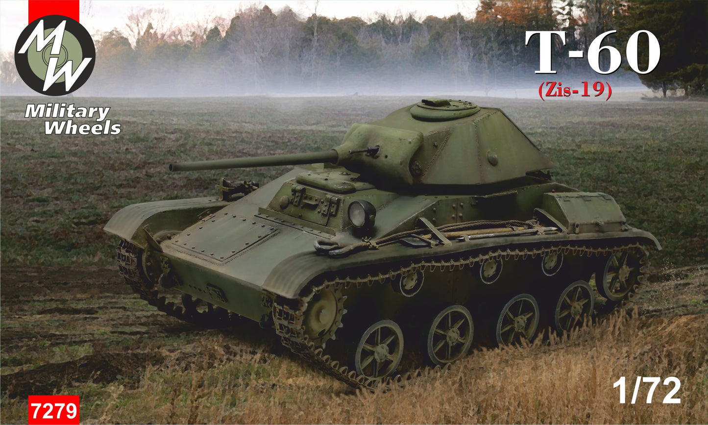 Military Wheels MW7279 1:72 Soviet T-60