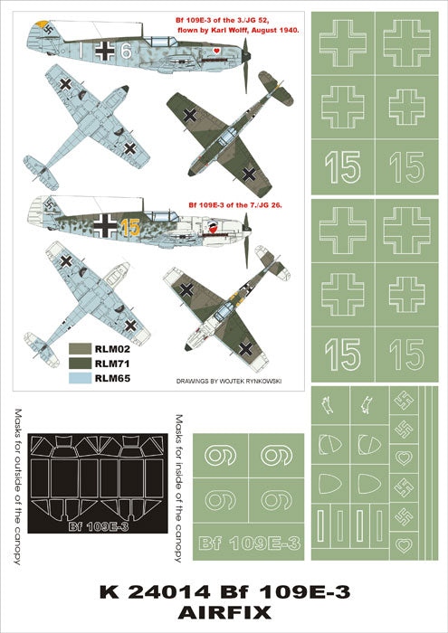 Montex MXK24014 1:24 Messerschmitt Bf-109E-3