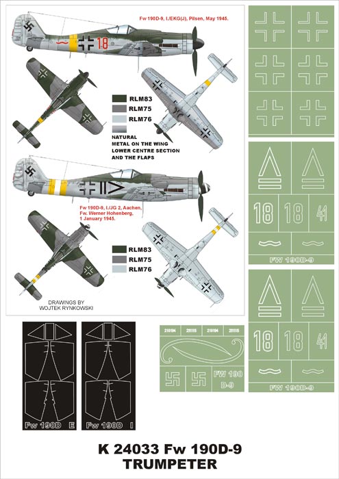 Montex MXK24033 1:24 Focke-Wulf Fw-190D-9