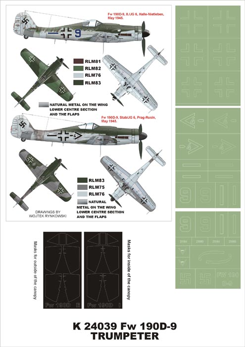 Montex MXK24039 1:24 Focke-Wulf Fw-190D-9