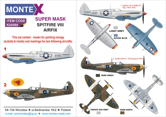 Montex MXK24095 1:24 Supermarine Spitfire Mk.VIII