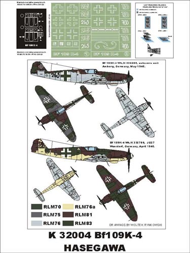 Montex MXK32004 1:32 Messerschmitt Bf-109K-4