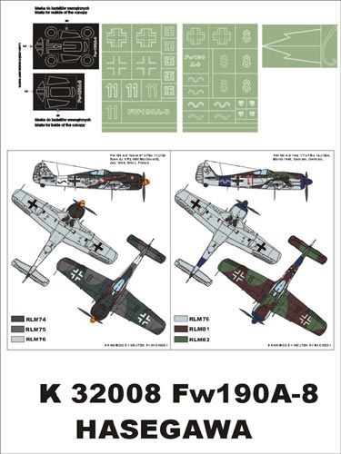 Montex MXK32008 1:32 Focke-Wulf Fw-190A-8