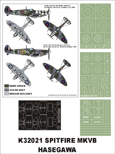 Montex MXK32021 1:32 Supermarine Spitfire Mk.VB