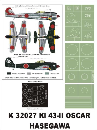 Montex MXK32027 1:32 Nakajima Ki-43 Mk.II Oscar