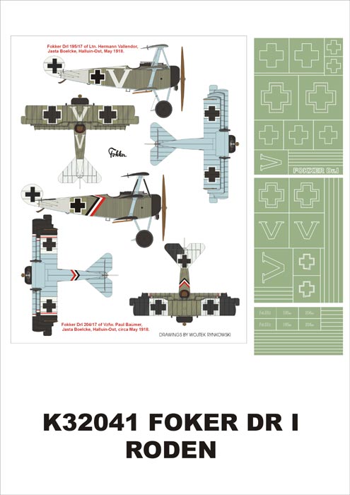 Montex MXK32042 1:32 Fokker Dr.I Triplane