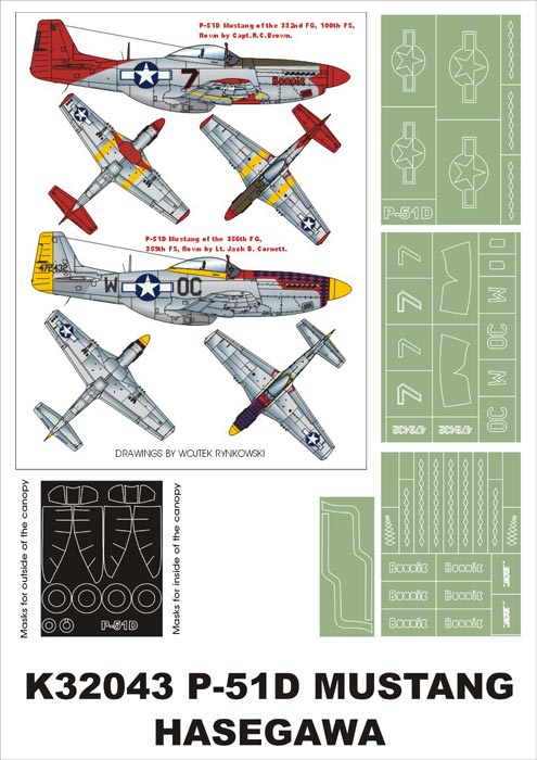 Montex MXK32043 1:32 North-American P-51D Mustang