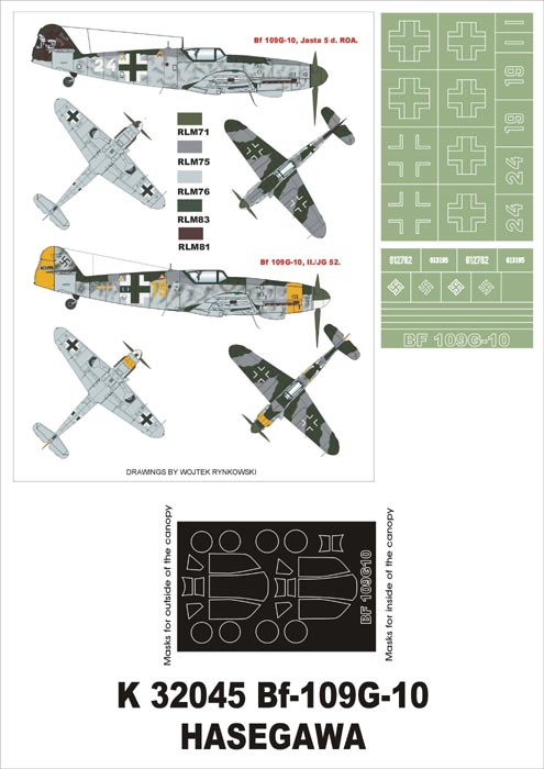 Montex MXK32045 1:32 Messerschmitt Bf-109G-10