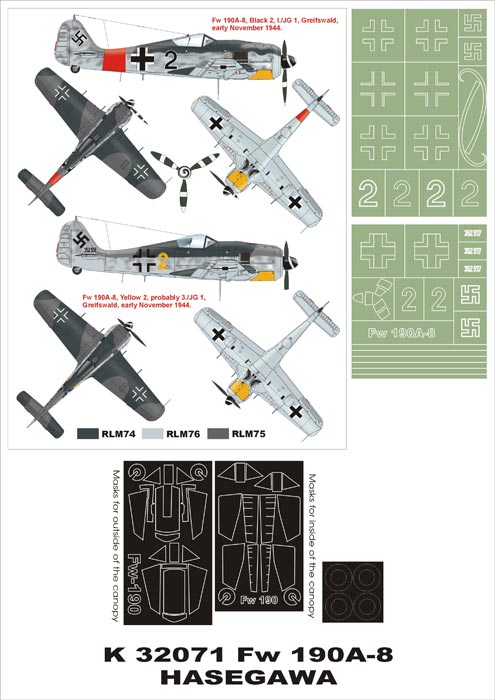 Montex MXK32071 1:32 Focke-Wulf Fw-190A-8