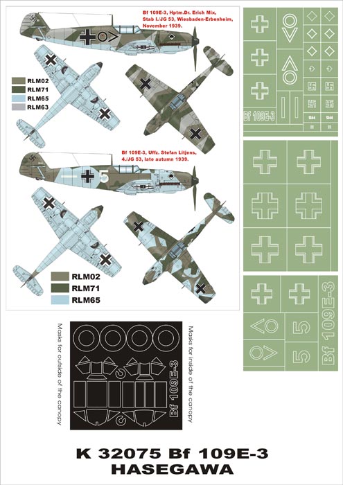Montex MXK32075 1:32 Messerschmitt Bf-109E-3