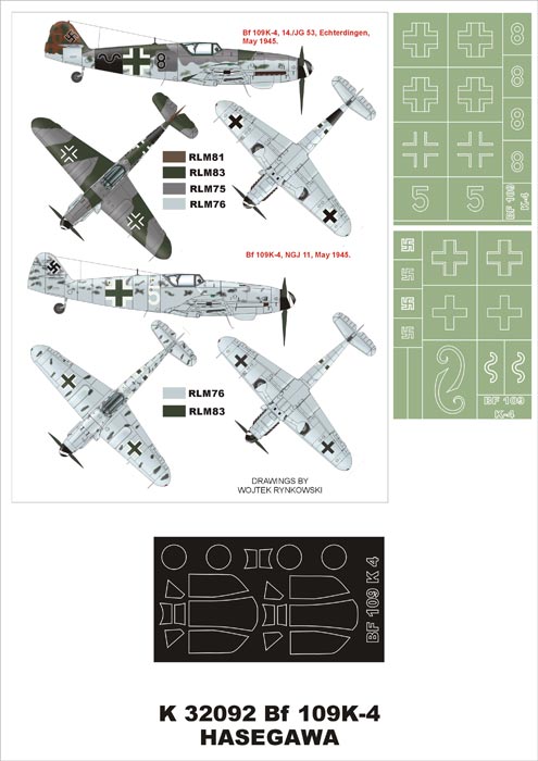 Montex MXK32092 1:32 Messerschmitt Bf-109K-4