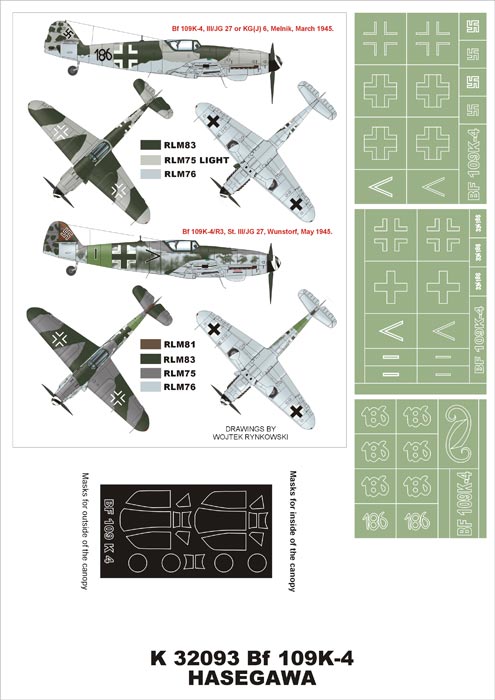 Montex MXK32093 1:32 Messerschmitt Bf-109K-4