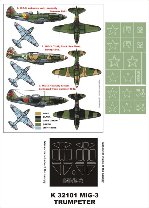 Montex MXK32101 1:32 Mikoyan MiG-3