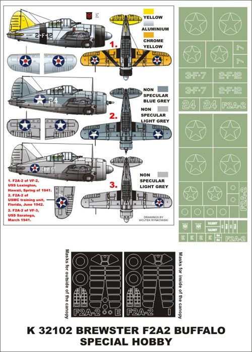 Montex MXK32102 1:32 Brewster F2A-2 Buffalo