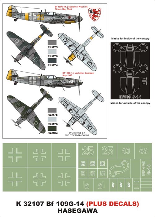 Montex MXK32107 1:32 Messerschmitt Bf-109G-14