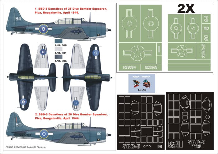 Montex MXK32113 1:32 Douglas SBD-5
