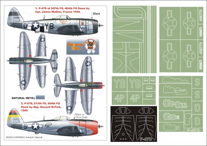 Montex MXK32118 1:32 Republic P-47D Thunderbolt 'Bubbletop'