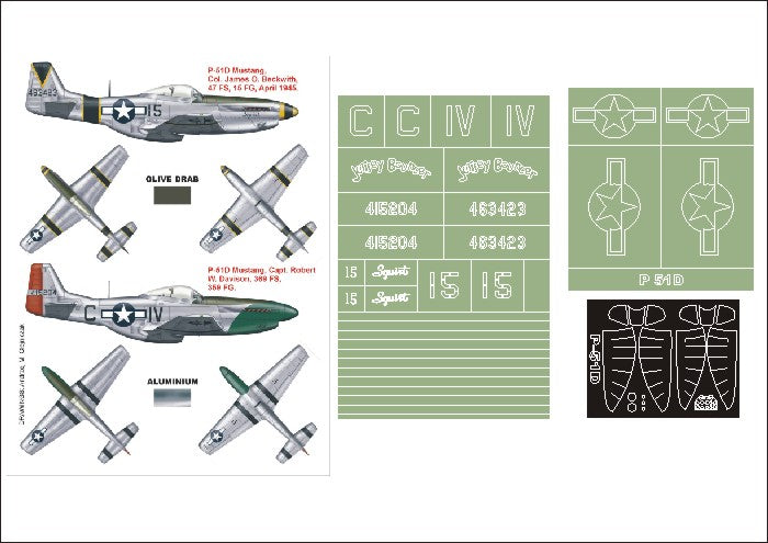 Montex MXK32128 1:32 North-American P-51D Mustang