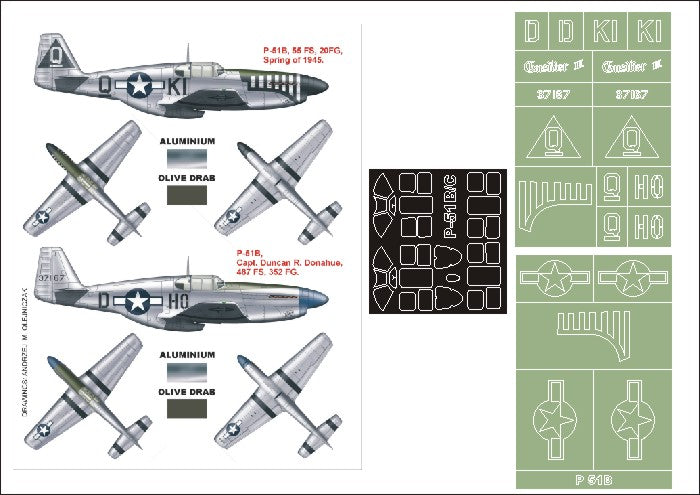 Montex MXK32130 1:32 North-American P-51B Mustang