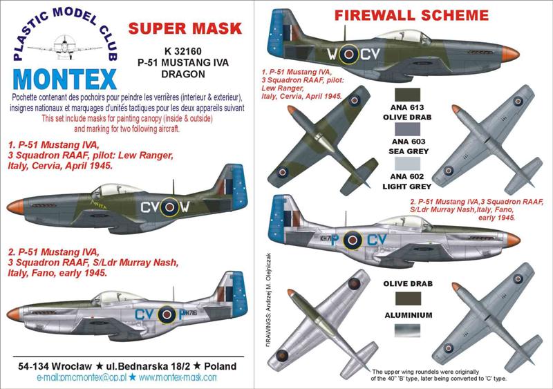 Montex MXK32160 1:32 North-American P-51 MUSTANG Mk.IVA