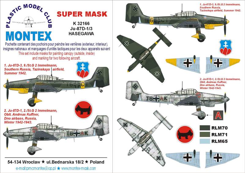 Montex MXK32166 1:32 Junkers Ju-87D-1 'Stuka'