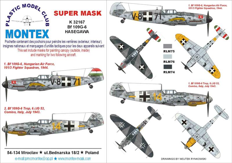 Montex MXK32167 1:32 Messerschmitt Bf-109G-6