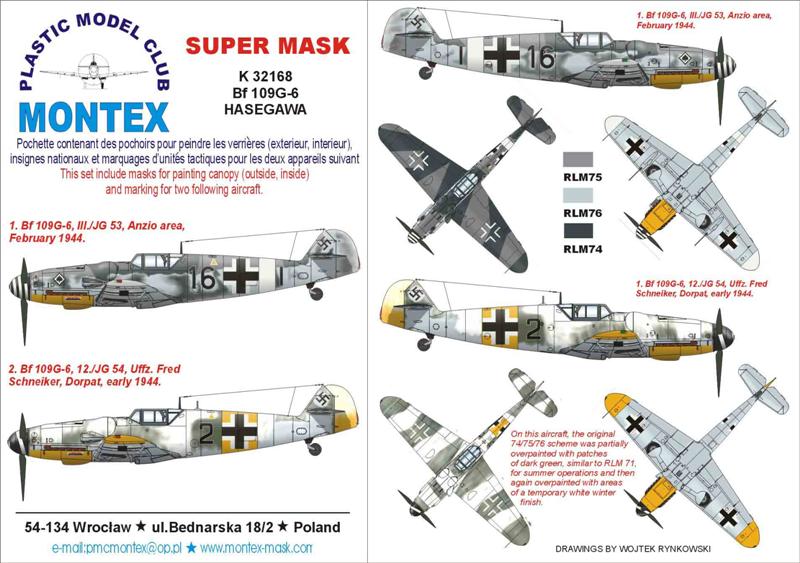 Montex MXK32168 1:32 Messerschmitt Bf-109G-6