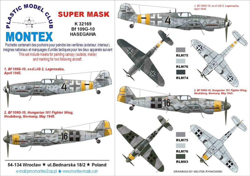 Montex MXK32169 1:32 Messerschmitt Bf-109G-10