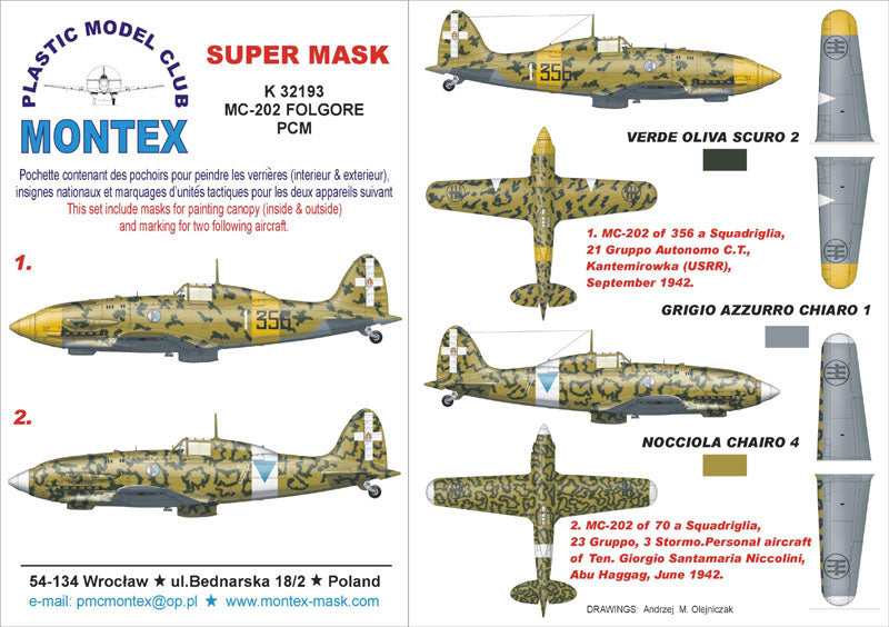 Montex MXK32193 1:32 Macchi C.202
