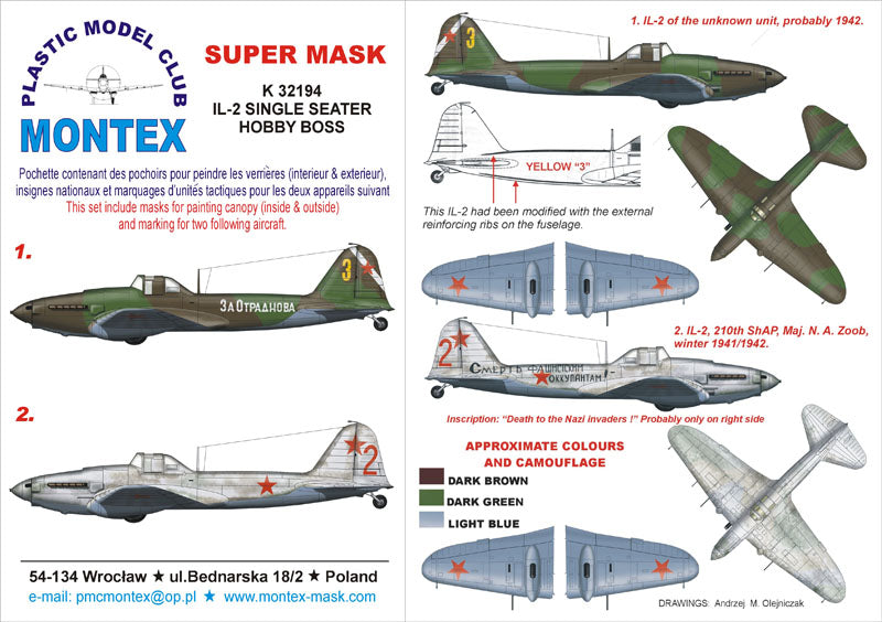 Montex MXK32194 1:32 Ilyushin Il-2 SINGLE SEATER