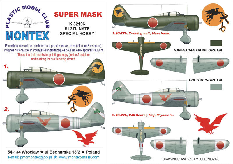 Montex MXK32196 1:32 Nakajima Ki-27b NATE