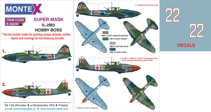 Montex MXK32239 1:32 Ilyushin Il-2M3