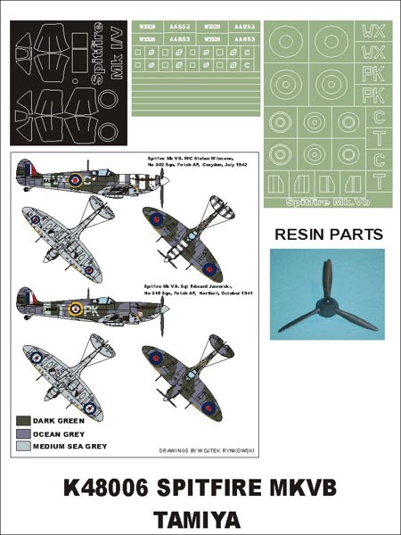 Montex MXK48006 1:48 Supermarine Spitfire Mk.VB