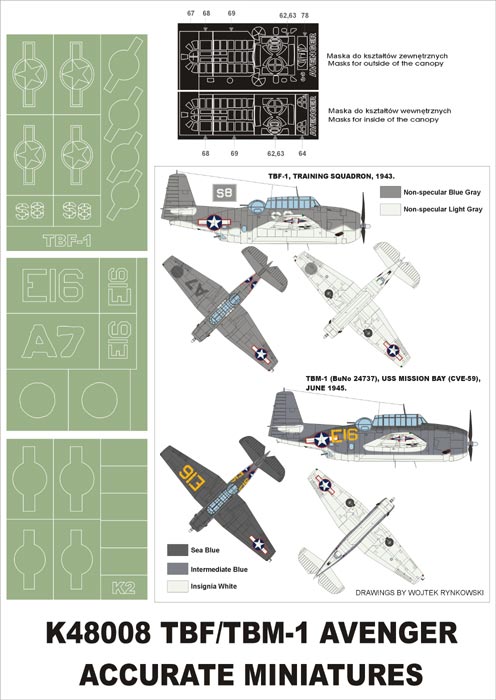 Montex MXK48008 1:48 Grumman TBM-1C Avenger