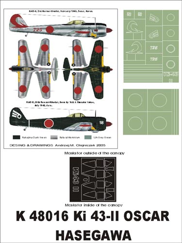Montex MXK48016 1:48 Nakajima Ki-43-II Oscar