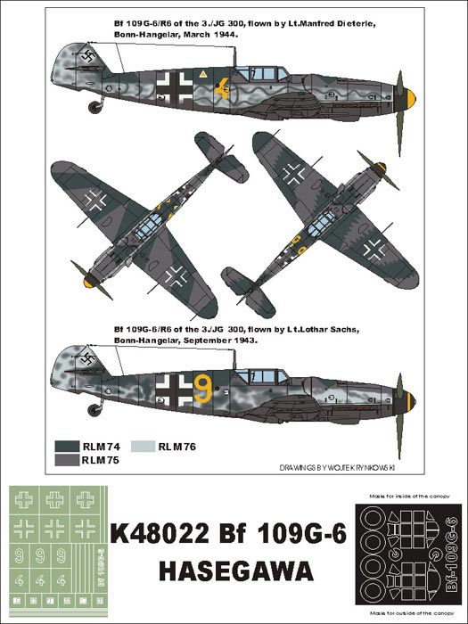 Montex MXK48022 1:48 Messerschmitt Bf-109G-6