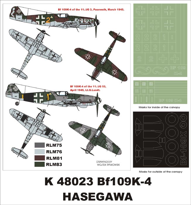 Montex MXK48023 1:48 Messerschmitt Bf-109K-4