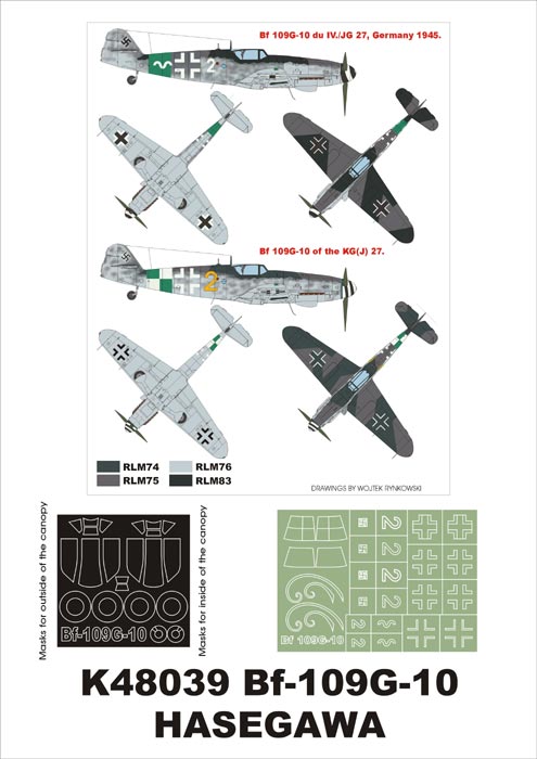 Montex MXK48039 1:48 Messerschmitt Bf-109G-10